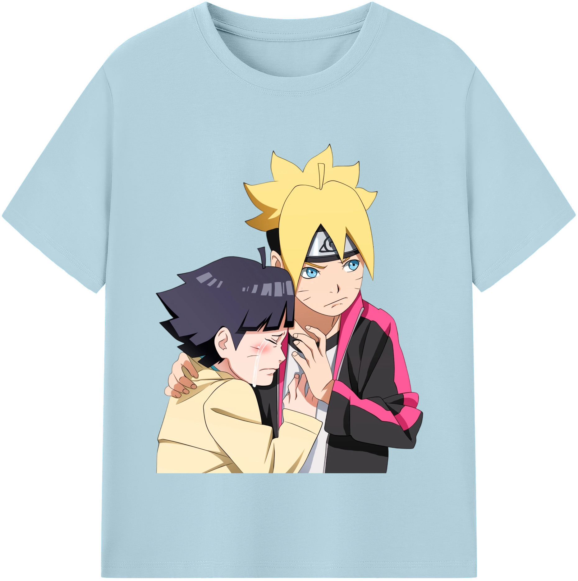 （画像用） NARUTO -ナルト- うずまき ボルト Uzumaki Boruto 綿100％半袖Tシャツ（フロントプリント）